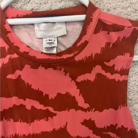 Anthropologie Corey Lynn Carter Pink Zebra Printed Bodycon Dress Sz M - Picture 4 of 6